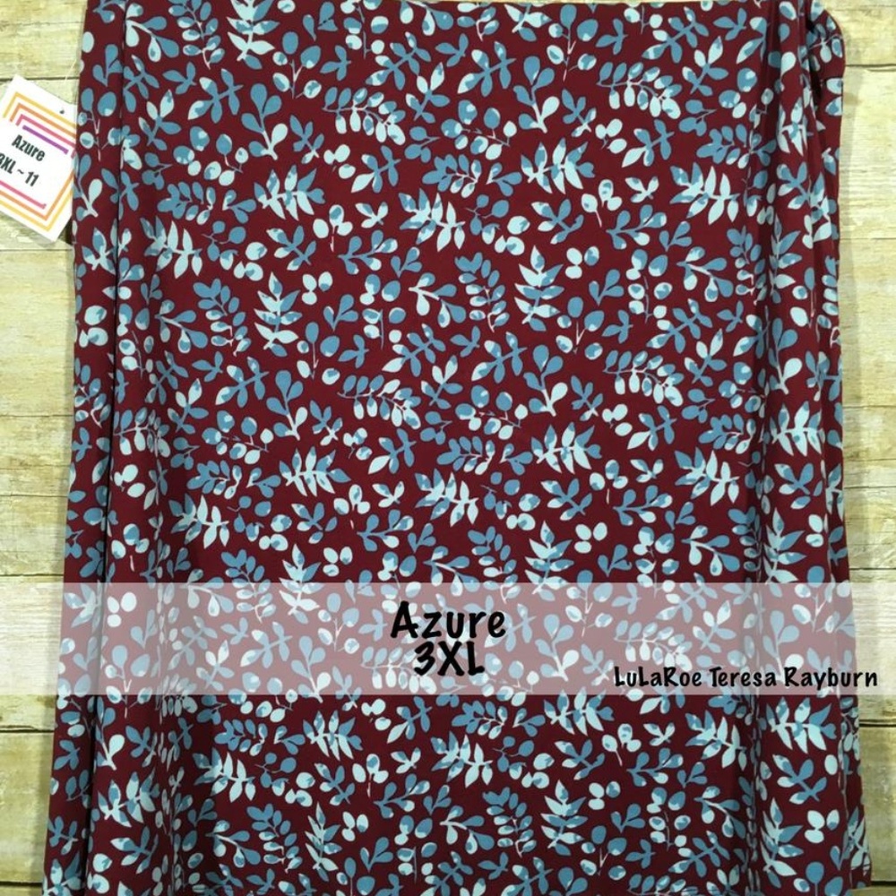 Lularoe Azure Skirt Size 3XL - Brand New with Tags